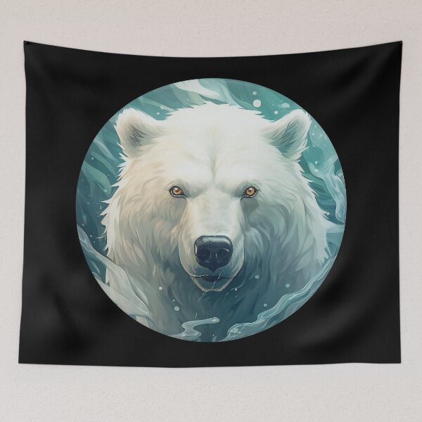 Item preview, Water Polar Bear God designed and sold by DreamCanvasDes.