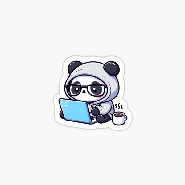 Item preview, Coder Panda: Coffee and Code designed and sold by PuffPuffPrint.