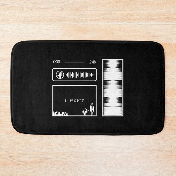 Item preview, I Won't Audio Graphics (W/Spotify Code) designed and sold by Vuriah-Tee.