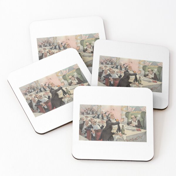 Item preview, Political cartoon puck magazin, Keppler designed and sold by Mirksaz-designs.
