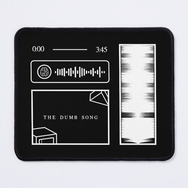 Item preview, The Dumb Song Audio Graphics (W/Spotify Code) designed and sold by Vuriah-Tee.