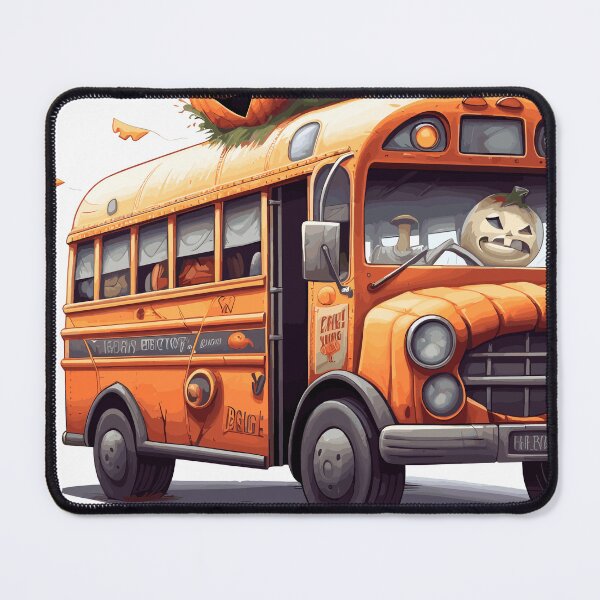 Item preview, Haunted Bus Halloween Cute Cartoon (Image 1/25) designed and sold by DigitalArtify.