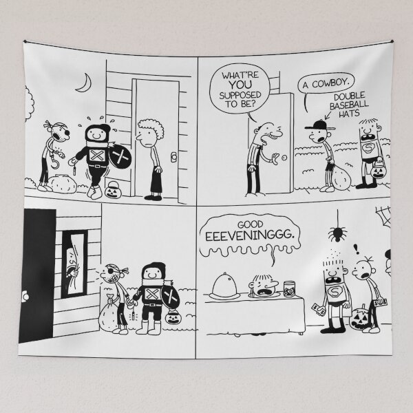 Artikelvorschau, TAGEBUCH DES WIMPY KID HALLOWEEN SÜßES ODER TREAT MIT GREG UND ROWLEY entworfen und verkauft von cheapfan.