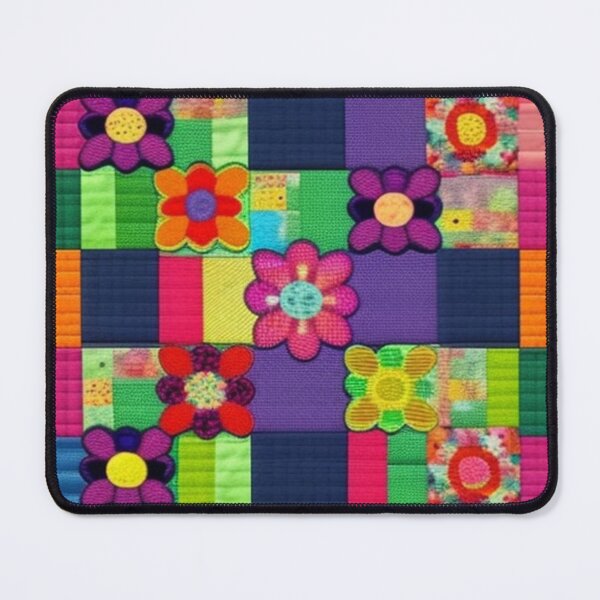 Item preview, Floral pattern Patchwork quilt  designed and sold by Roxburylane.
