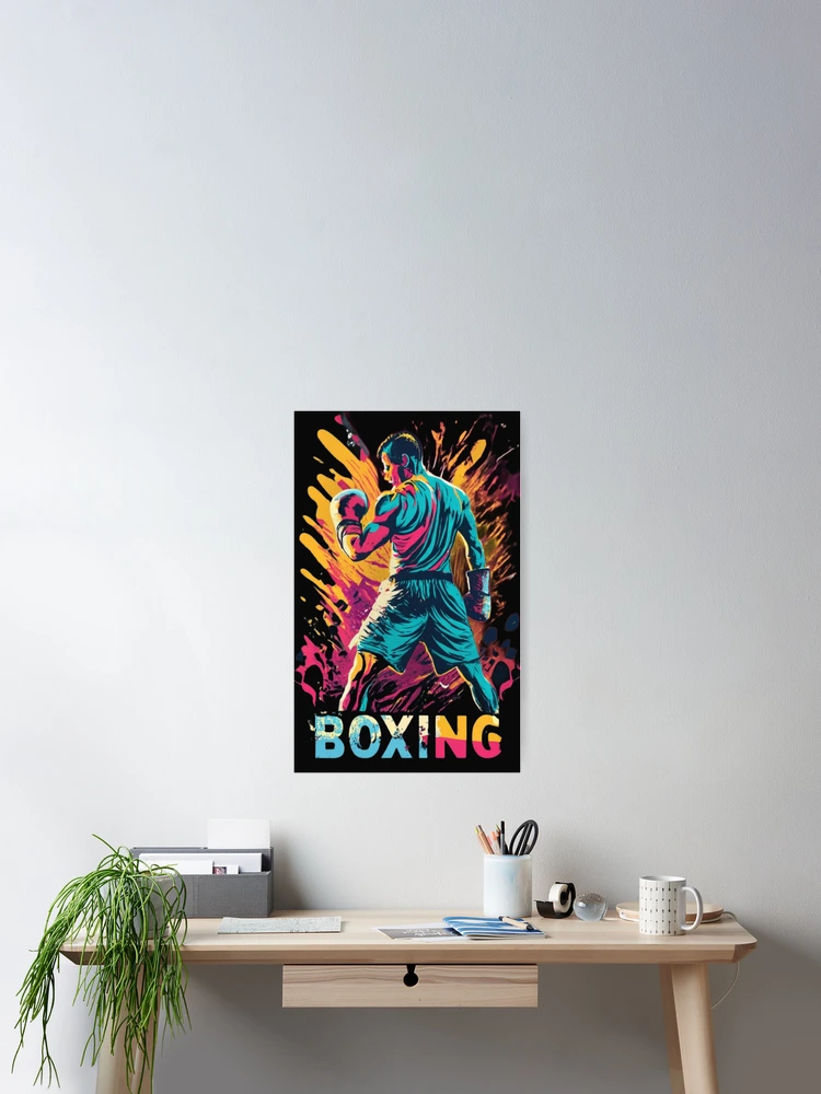 Thumbnail 2 of 3, Poster, Boxing designed and sold by Rostislav Tarasenko.