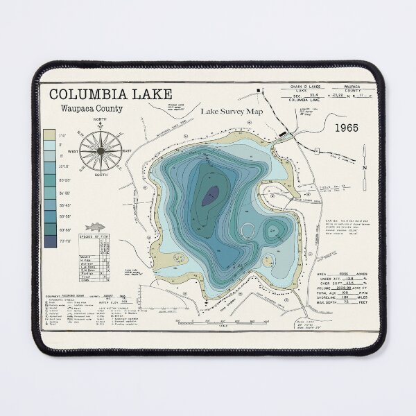 Item preview, Columbia Lake WI Waupaca County designed and sold by Jean Plout.