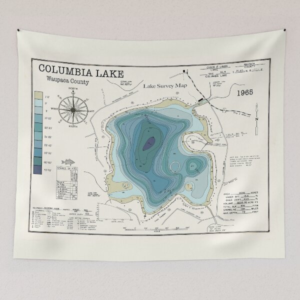 Item preview, Columbia Lake WI Waupaca County designed and sold by Jean Plout.
