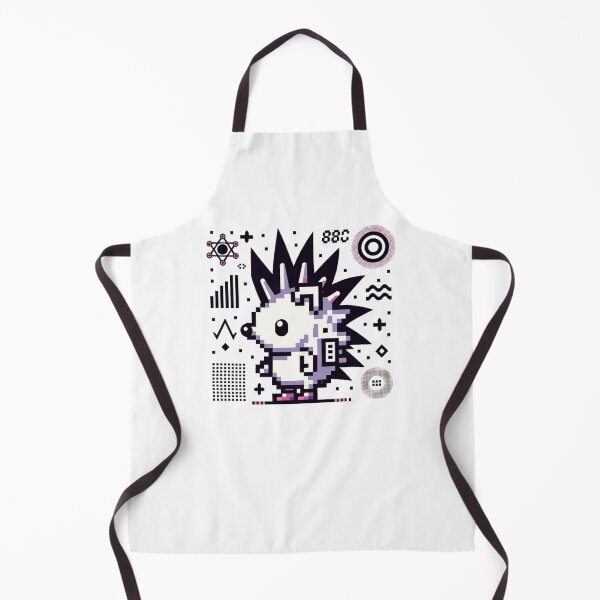 Item preview, PunkHog Pixels - Cute 8-Bit Hedgehog with Punk Flair designed and sold by PixelPunkster.