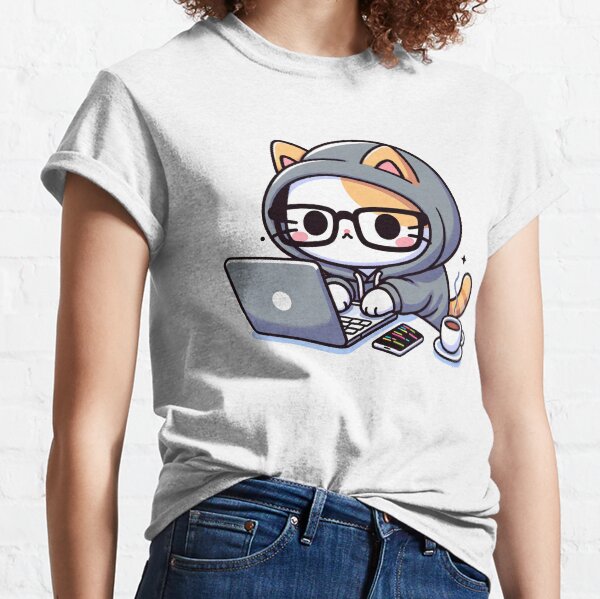 Item preview, Coder Cat: Coffee-Fueled Sessions designed and sold by PuffPuffPrint.
