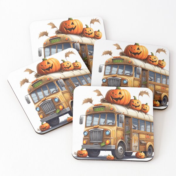 Item preview, Haunted Bus Halloween Cute Cartoon (Image 2/25) designed and sold by DigitalArtify.