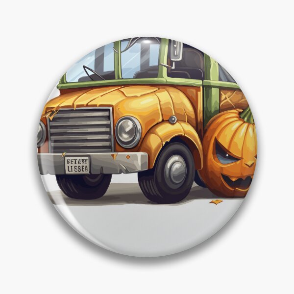 Item preview, Haunted Bus Halloween Cute Cartoon (Image 3/25) designed and sold by DigitalArtify.