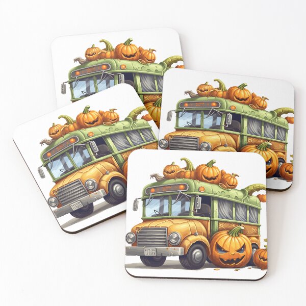 Item preview, Haunted Bus Halloween Cute Cartoon (Image 3/25) designed and sold by DigitalArtify.