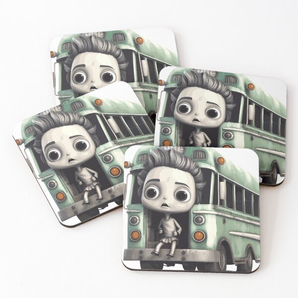 Item preview, Haunted Bus Halloween Cute Cartoon (Image 8/25) designed and sold by DigitalArtify.