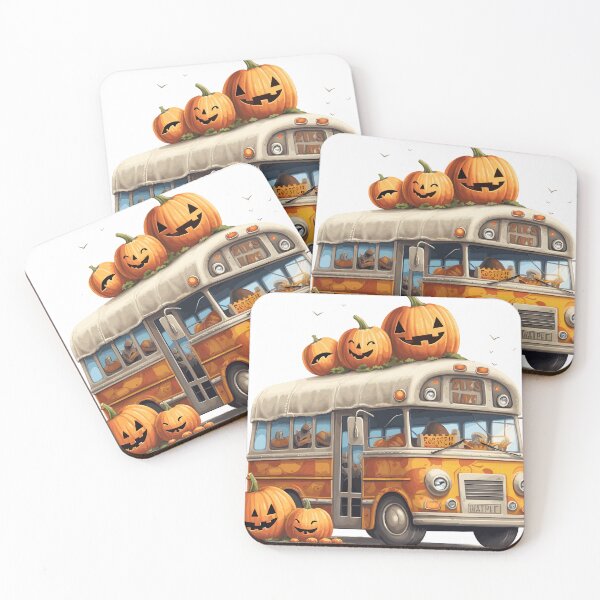 Item preview, Haunted Bus Halloween Cute Cartoon (Image 11/25) designed and sold by DigitalArtify.