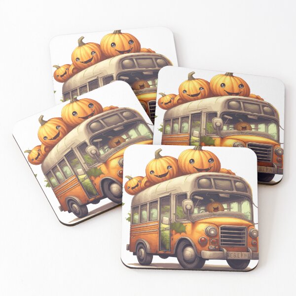 Item preview, Haunted Bus Halloween Cute Cartoon (Image 12/25) designed and sold by DigitalArtify.