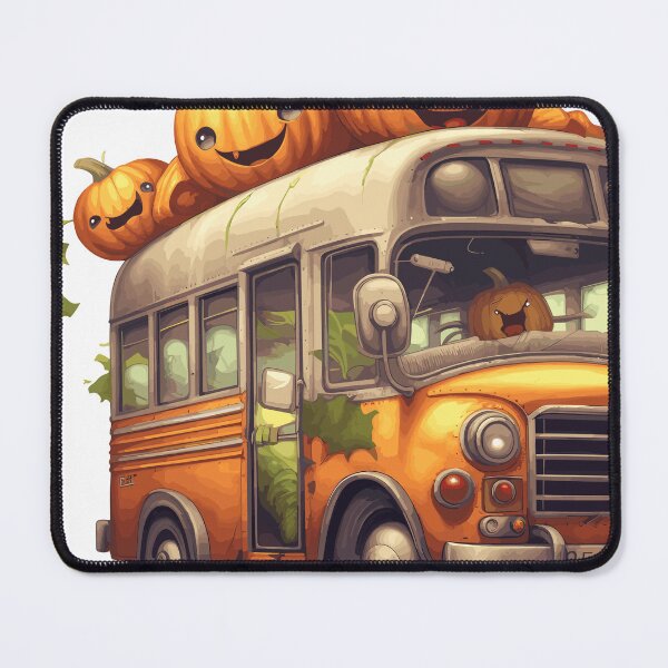 Item preview, Haunted Bus Halloween Cute Cartoon (Image 12/25) designed and sold by DigitalArtify.