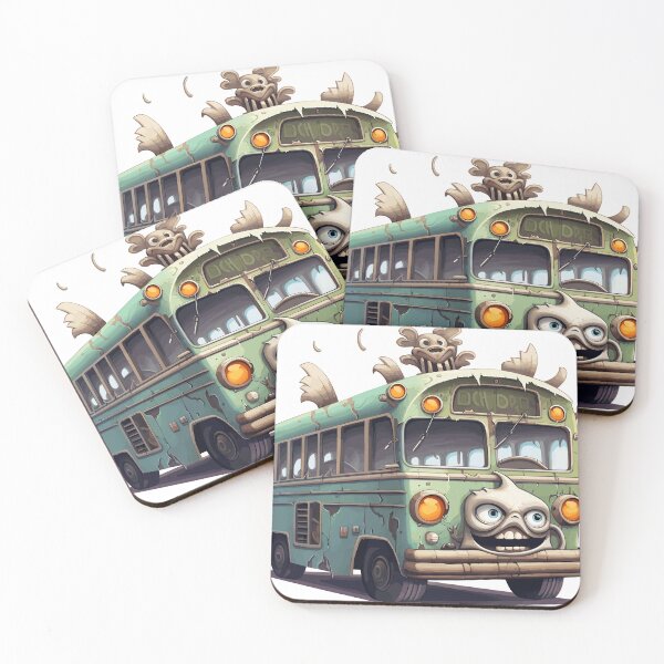 Item preview, Haunted Bus Halloween Cute Cartoon (Image 16/25) designed and sold by DigitalArtify.