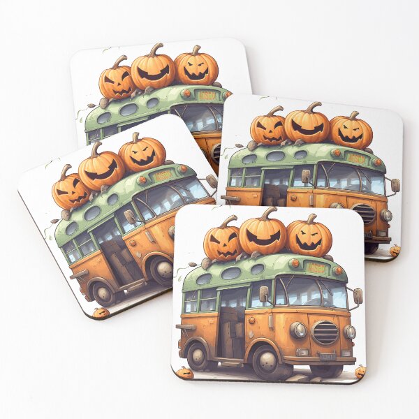 Item preview, Haunted Bus Halloween Cute Cartoon (Image 24/25) designed and sold by DigitalArtify.
