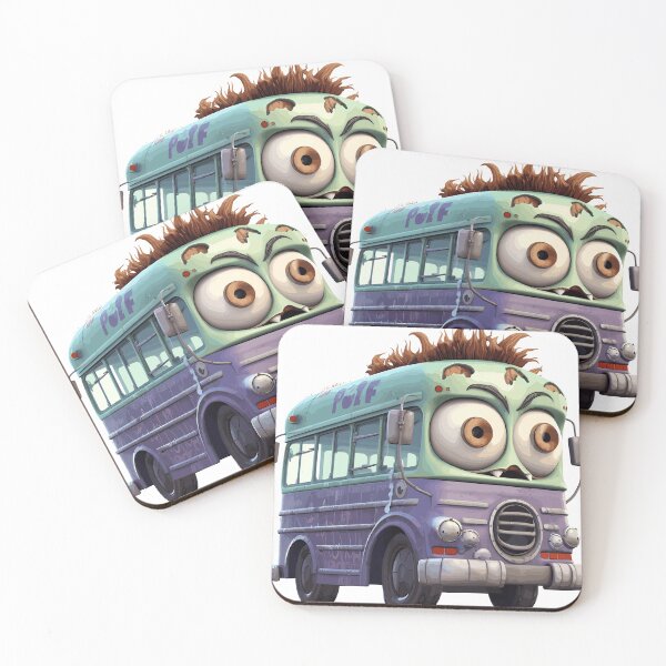 Item preview, Haunted Bus Halloween Cute Cartoon (Image 9/25) designed and sold by DigitalArtify.