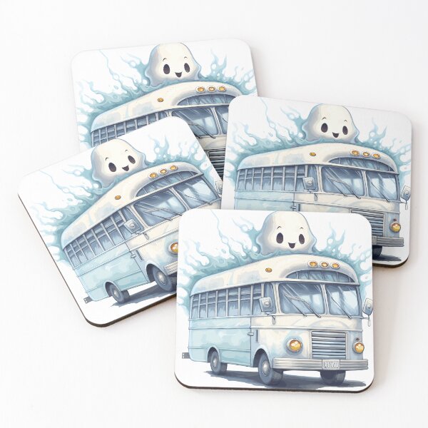 Item preview, Haunted Bus Halloween Cute Cartoon (Image 10/25) designed and sold by DigitalArtify.