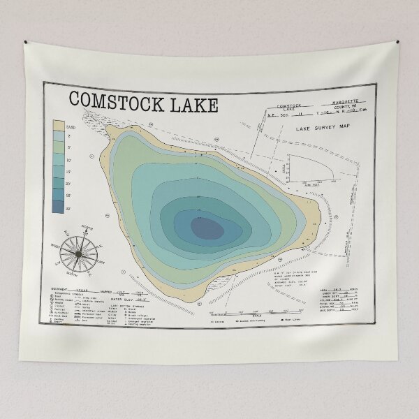 Item preview, Comstock Lake WI Marquette County designed and sold by Jean Plout.