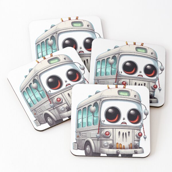 Item preview, Haunted Bus Halloween Cute Cartoon (Image 21/25) designed and sold by DigitalArtify.