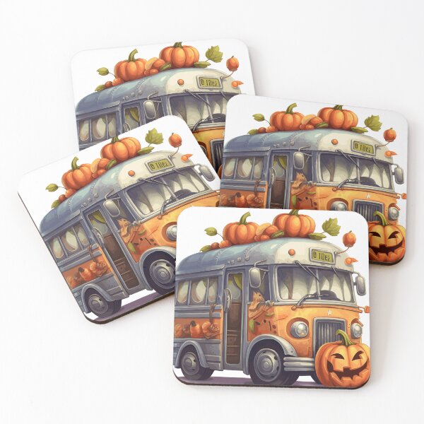 Item preview, Haunted Bus Halloween Cute Cartoon (Image 13/25) designed and sold by DigitalArtify.