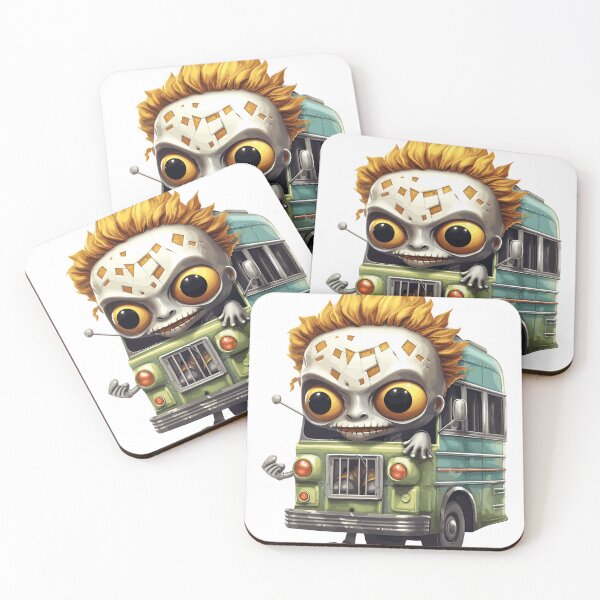 Item preview, Haunted Bus Halloween Cute Cartoon (Image 14/25) designed and sold by DigitalArtify.