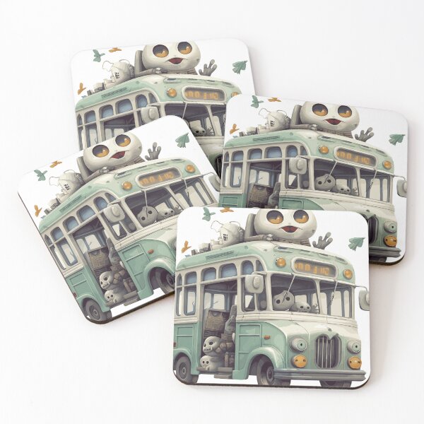 Item preview, Haunted Bus Halloween Cute Cartoon (Image 18/25) designed and sold by DigitalArtify.