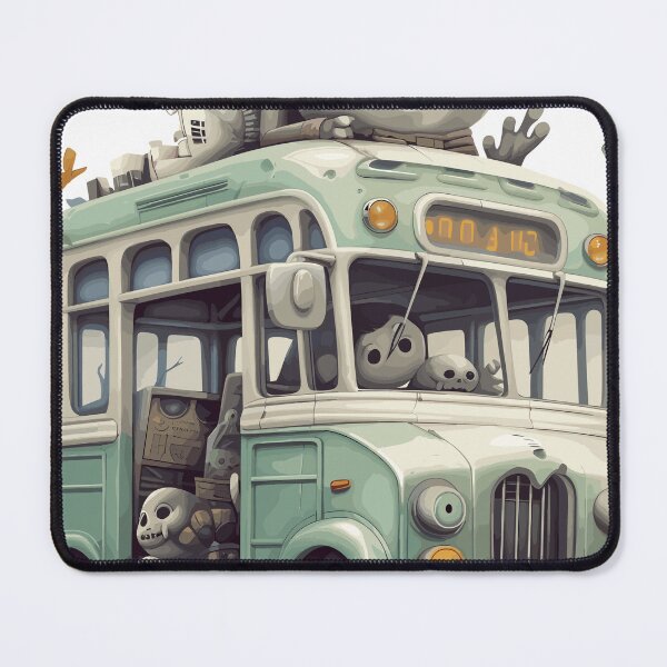 Item preview, Haunted Bus Halloween Cute Cartoon (Image 18/25) designed and sold by DigitalArtify.