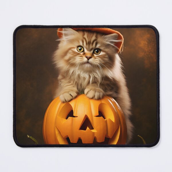 Item preview, Witching Whiskers: Paws and Pumpkins designed and sold by CraftFusionArt.