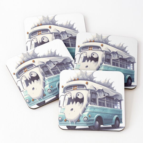 Item preview, Haunted Bus Halloween Cute Cartoon (Image 19/25) designed and sold by DigitalArtify.