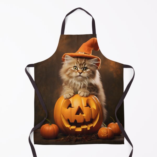 Item preview, Witching Whiskers: Paws and Pumpkins designed and sold by CraftFusionArt.
