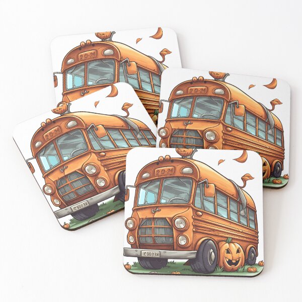 Item preview, Haunted Bus Halloween Cute Cartoon (Image 23/25) designed and sold by DigitalArtify.