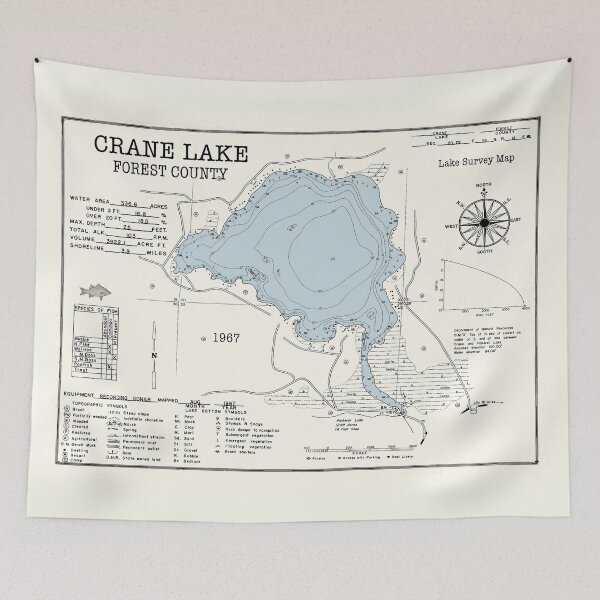 Item preview, Crane Lake WI Forest County designed and sold by Jean Plout.
