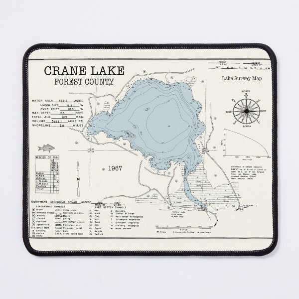 Item preview, Crane Lake WI Forest County designed and sold by Jean Plout.