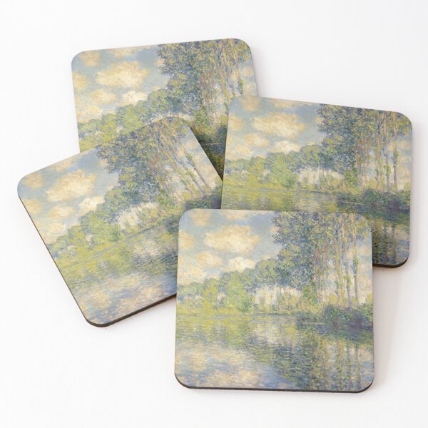 Item preview, Monet. Poplars on the edge of the river designed and sold by likiska.
