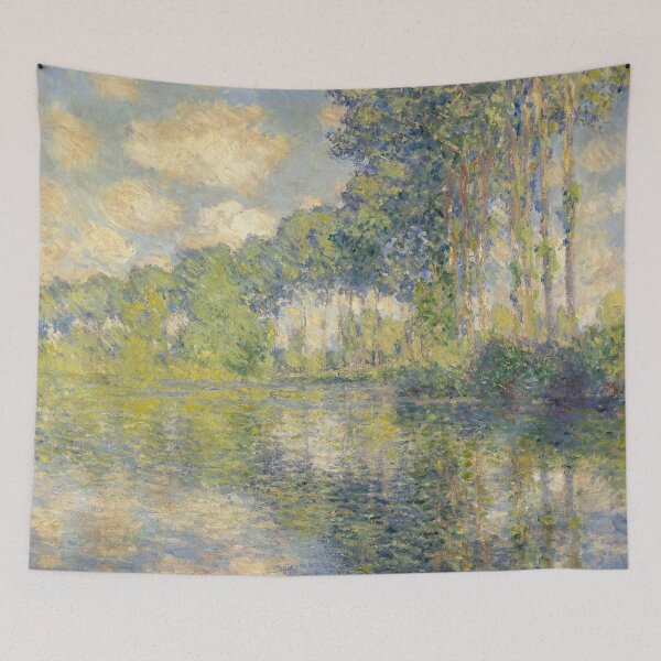 Item preview, Monet. Poplars on the edge of the river designed and sold by likiska.