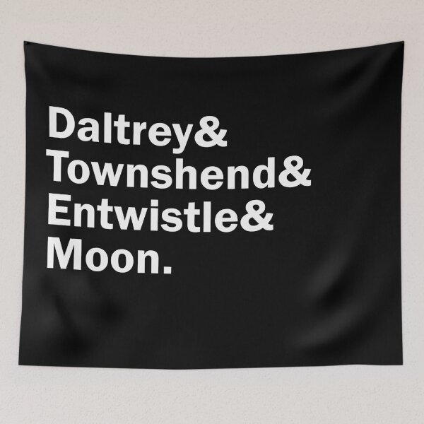 Item preview, Funny Names x The Who Band designed and sold by 3dmuckychris.