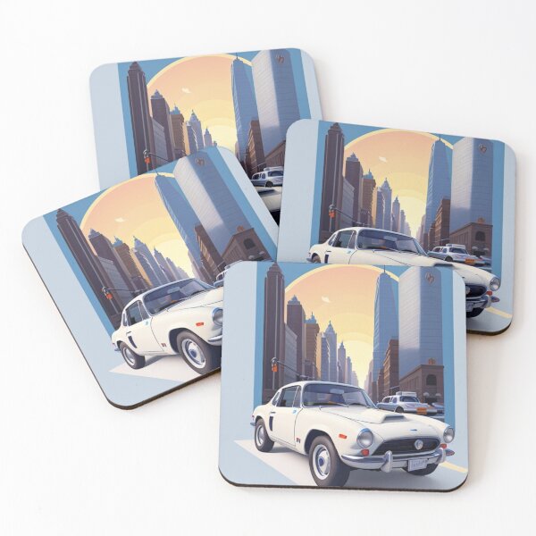 Item preview, 001 Classic Car in Manhattan Street New York designed and sold by Alexis Art Collection.