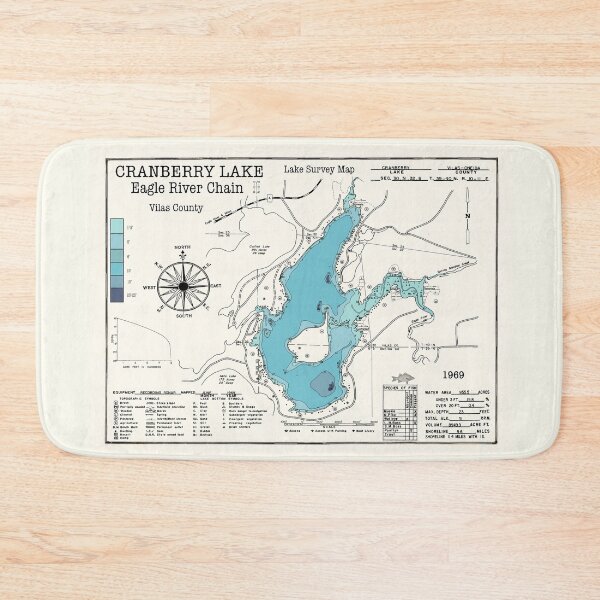 Item preview, Cranberry Lake WI Vilas and Oneida Counties designed and sold by Jean Plout.