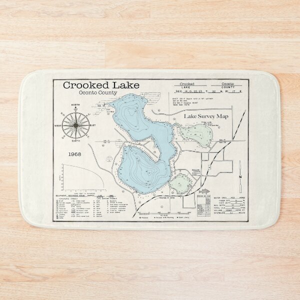 Item preview, Crooked Lake WI Oconto County designed and sold by Jean Plout.