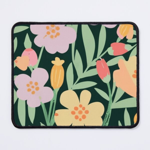 Item preview, delicate flowers light yellow backround designed and sold by asbno19.