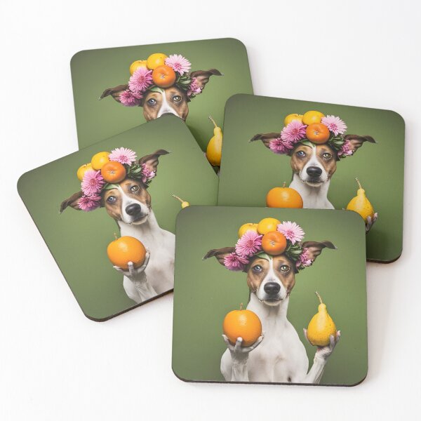 Item preview, Dog with Fruits designed and sold by carolablanco.