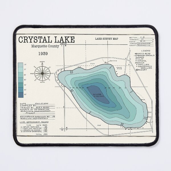 Item preview, Crystal Lake WI Marquette County designed and sold by Jean Plout.