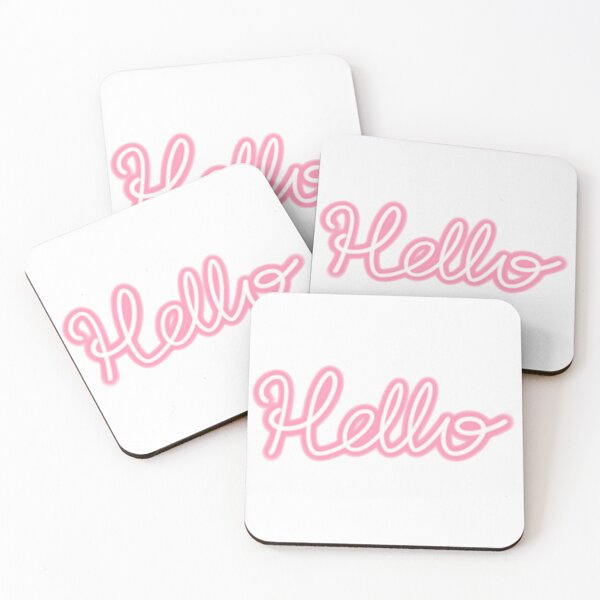Item preview, Text "Say hello" beautiful glowing style designed and sold by TiffyChaa.