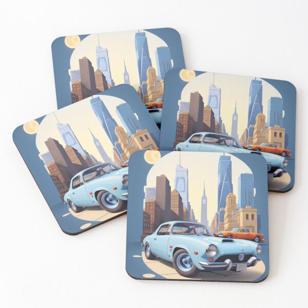Item preview, 003 Classic Car in Manhattan Street New York designed and sold by Alexis Art Collection.