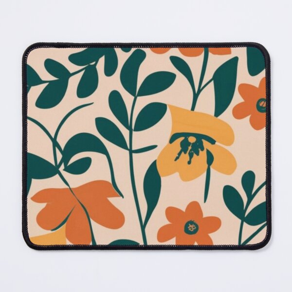 Item preview, delicate flowers light yellow backround designed and sold by asbno19.