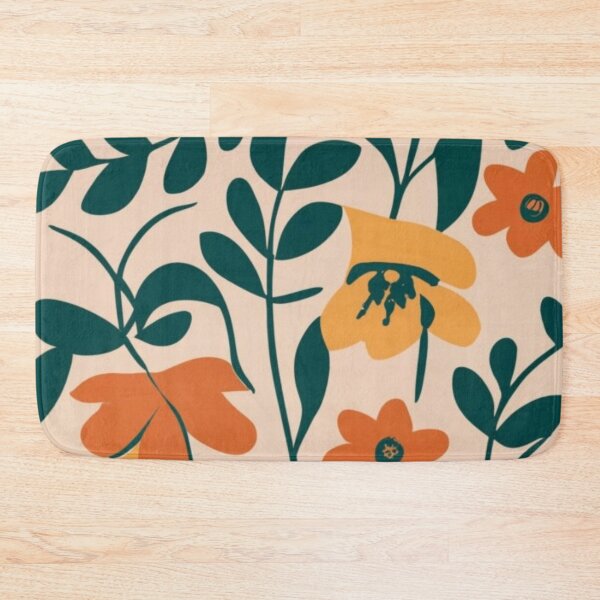 Item preview, delicate flowers light yellow backround designed and sold by asbno19.
