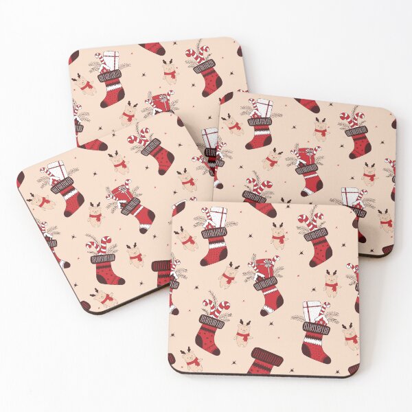 Item preview, Holiday Socks with Treats designed and sold by ArtByKattie.